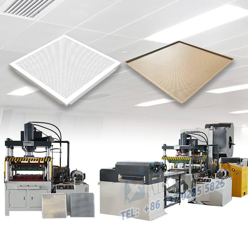 Полуавтоматический кассетный потолок Линия