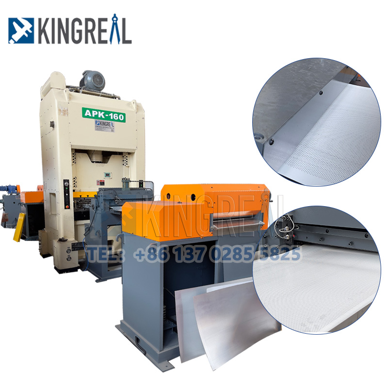 Каково применение линии перфорации листовой катушки?