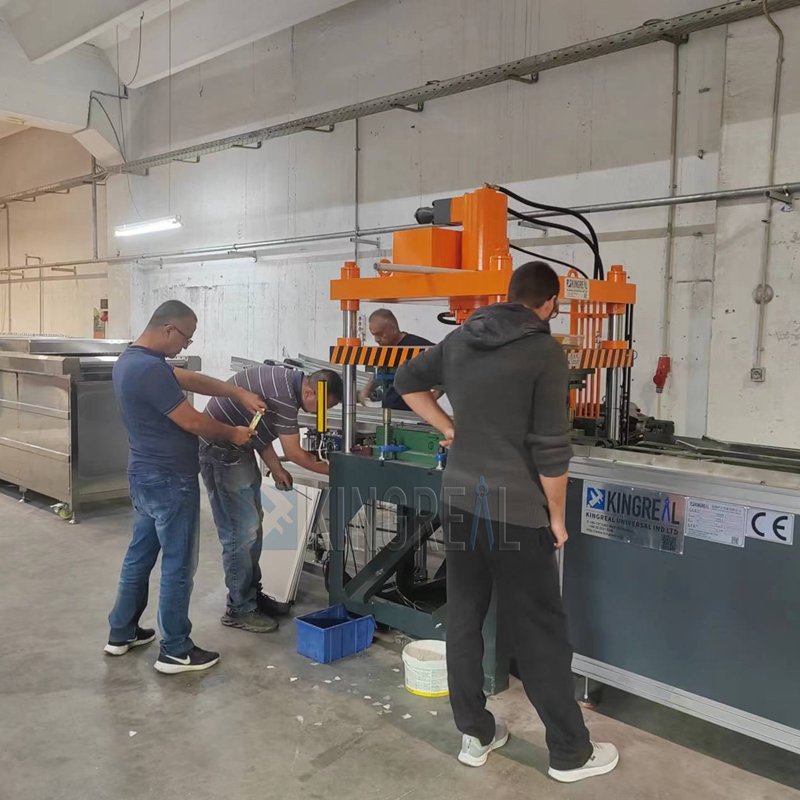 Линия для производства фасадных кассетных панелей-3