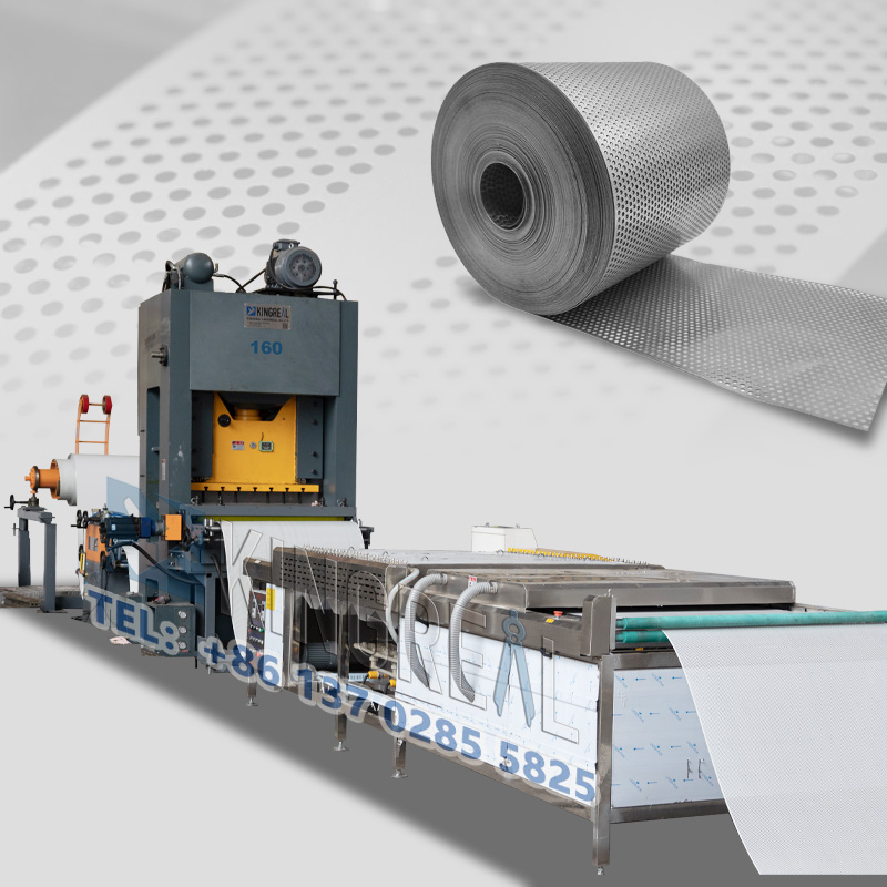 Машина для перфорации и перемотки листовой катушки-1